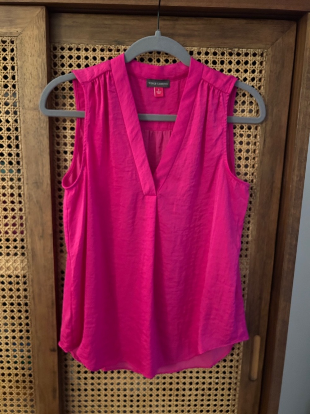 Vince Camuto Hot Pink Sleeveless V-Neck Camisole